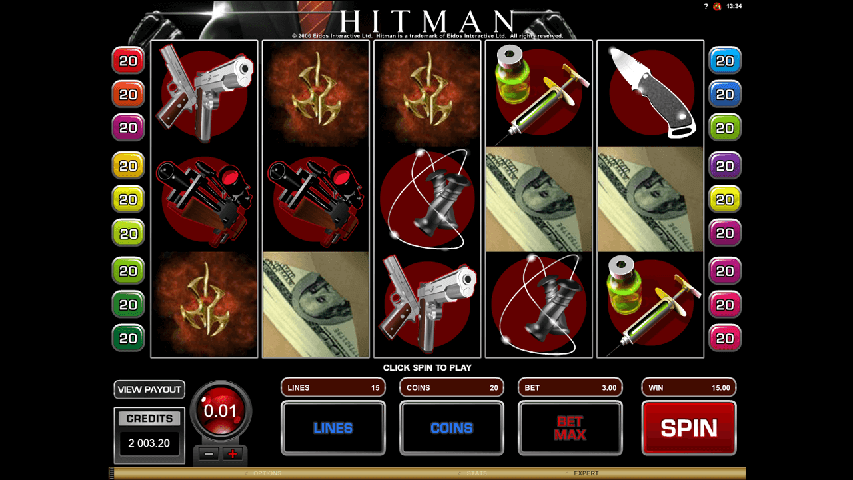 Hitman Slot Machine Microgaming