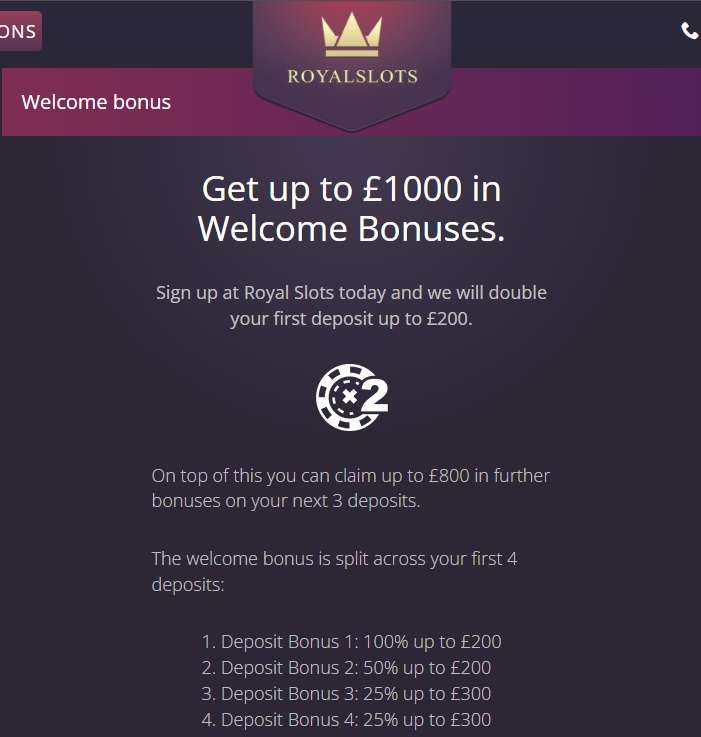 royal slots no deposit bonus