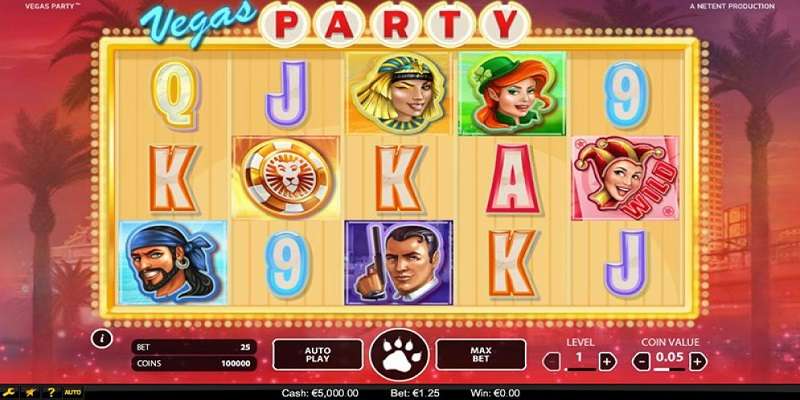 Vegas Party Slot Reels